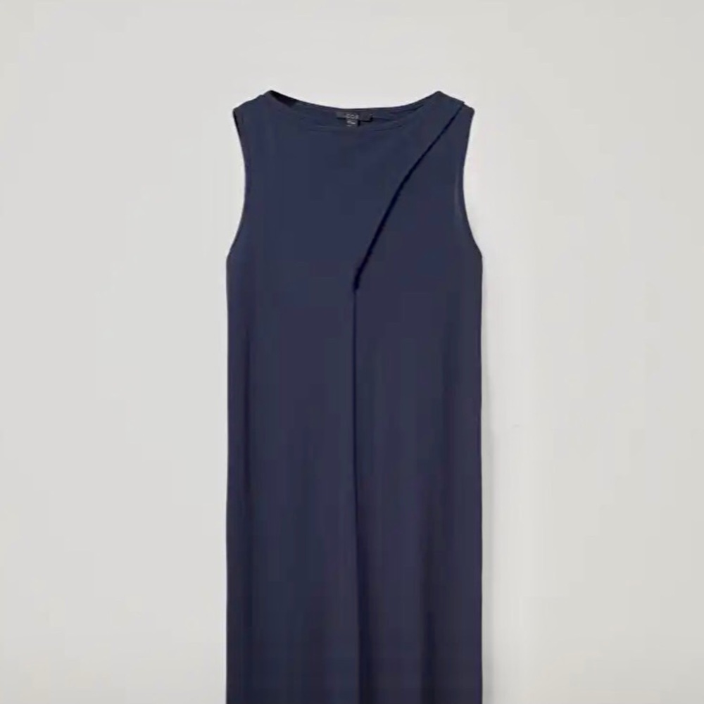 COS Navy Blue Loop Detail Dress NWT - Picture 6 of 10